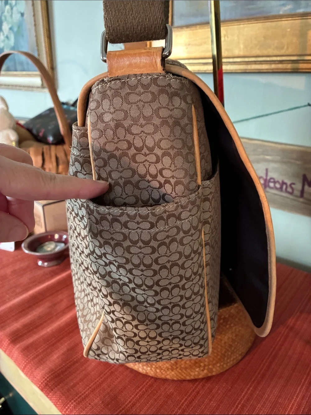 Coach signature hudson